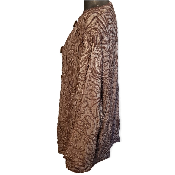 Dressy woman's plus size jacket blazer topper, with pockets, made in Korea 16W - Picture 3 of 9